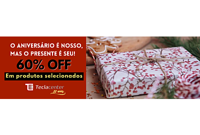 A Teclacenter com produtos até 60% off no site!