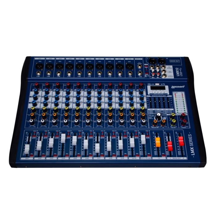Mesa de Som Lexsen 12 Canais, Efeitos/Interface LMX12USB 1