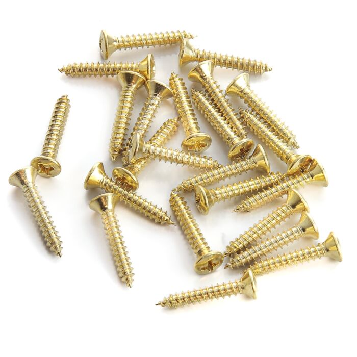 Parafuso Suporte Jack Dourado WO2.5X15-GD (24 Peças) Spirit 1