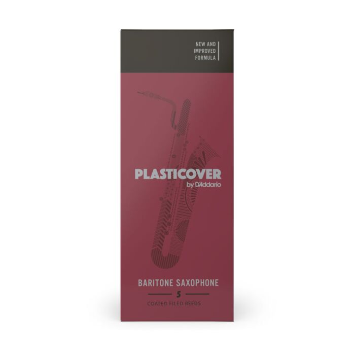 Palheta Sax Barítono 2.5 (5 Unidades) D Addario Plasticover 1