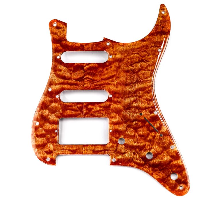 Escudo Para Guitarra Am Strat HSS Marrom Spirit 110-BQ 1