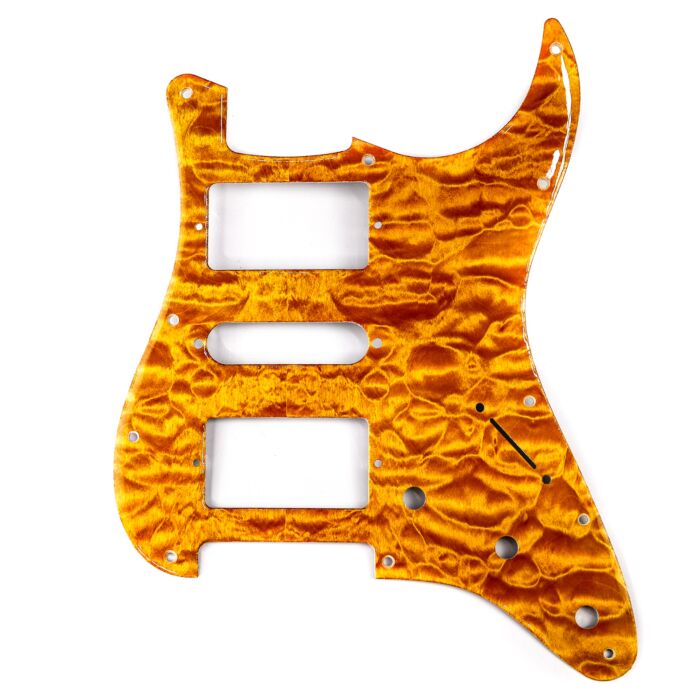 Escudo Para Guitarra Am Strat HSH Amarelo Spirit 120-YQ 1