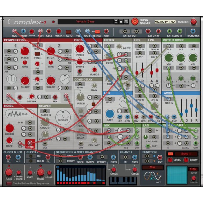 Sintetizador Modular Complex-1 - Complex-1 - Rack Extensions  | Synth-Complex-1 - Rack Extensions  | Synth ID-85860