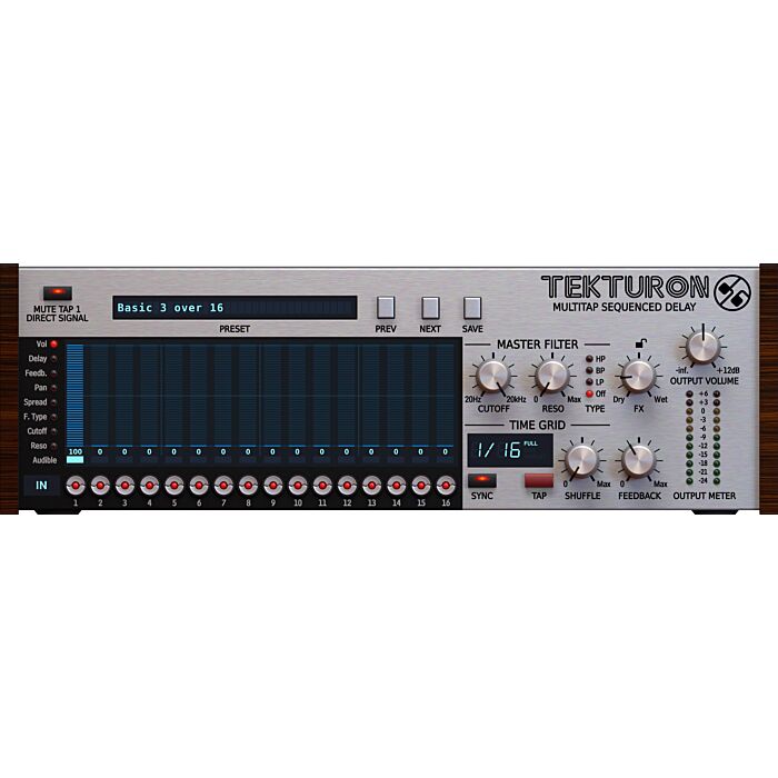 Efeito de atraso multitap - D16 Tekturon - D16 Group  | Delay-D16 Tekturon - D16 Group  | Delay ID-86816