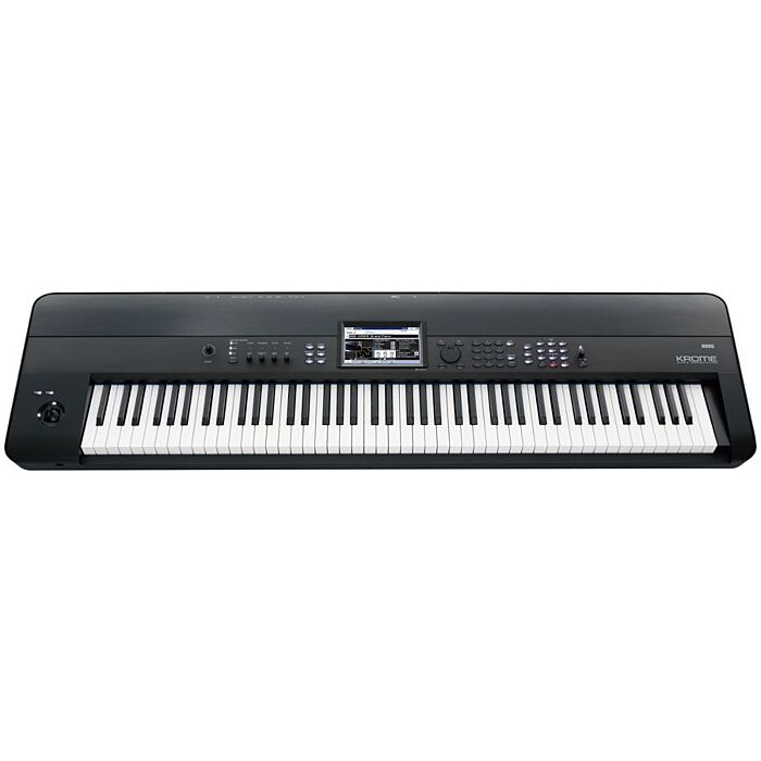 Korg krome 88 workstation Piano workstation de 88 teclaso KROME é o novo padrão para excelência sonora em um teclado de palco, proporcionando uma infinita paleta de sons para trazer inspiração vívida à sua música. -korg krome 88 workstation ID-1800