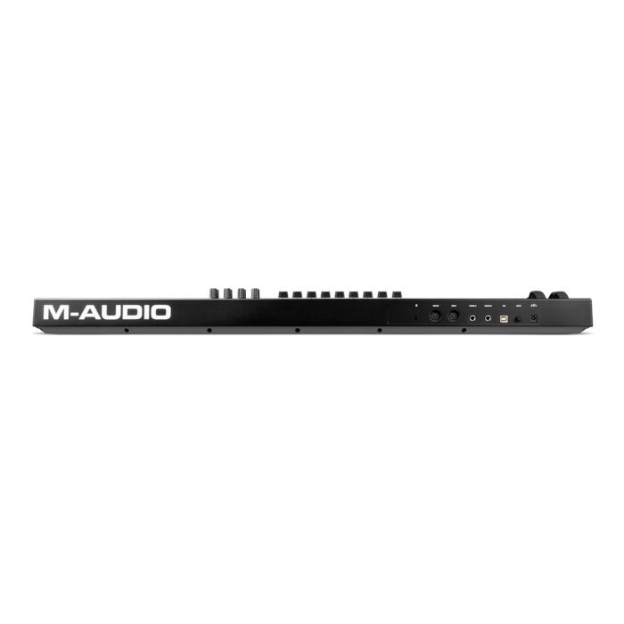 M-audio code 49 controlador midi usb black M-audio Code 49 Teclado controlador USB de 49 teclas, 16 pads retro iluminados, 8 botões giratórios, 9 faders e controle de pitch e modulação. -m-audio code 49 controlador midi usb black ID-9735