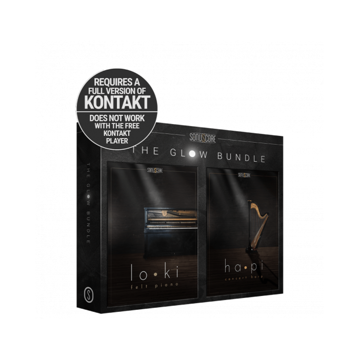 Pacote contendo piano de feltro LO KI e harpa de concerto HA PI - Sonuscore The Glow Bundle - BOOM LIBRARY  | Bundles-Sonuscore The Glow Bundle - BOOM LIBRARY  | Bundles ID-86596