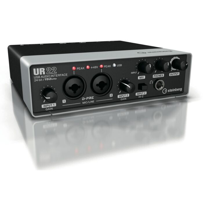 Steinberg ur22 interface 2 x 2 USB 2.0 interface de áudio com 2x D-PRE 192Khz-steinberg ur22 interface ID-3199