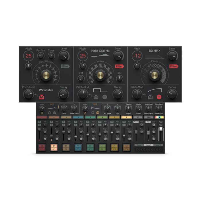 Drum Synth com síntese clássica e moderna - Sugar Bytes DrumComputer - SugarBytes -Sugar Bytes DrumComputer - SugarBytes ID-86187