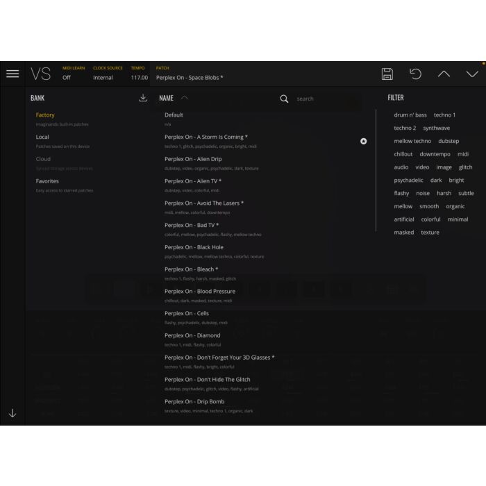 O VS fornece uma maneira criativa de gerar belas representações gráficas de seus projetos musicais - VS – Visual Synthesizer - instruments  | Synth-VS – Visual Synthesizer - instruments  | Synth ID-84935