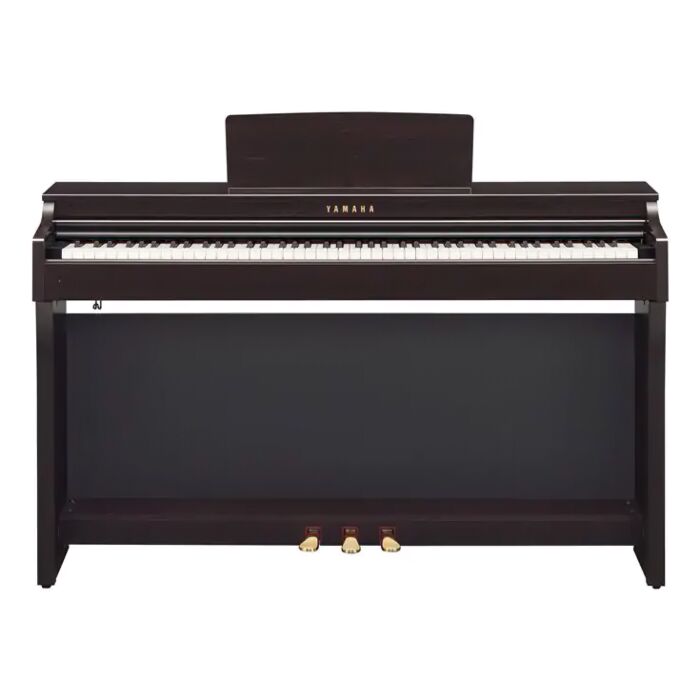 Yamaha clavinova clp-625 r piano digital Piano digital Clavinova CLP-625 R - Piano digital com 88 teclas de mecanismo GH3X com ação/peso de piano, escapment e acabamento em marfim sintético (brancas) e ébano sintético (pretas), 256 notas de polifonia, arq