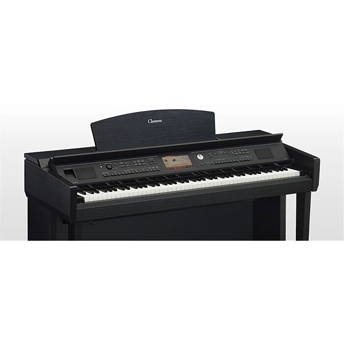 Yamaha clavinova cvp-705b piano digital Yamaha Clavinova CVP-705B - Piano digital com 470 ritmos e 984 sons incluindo os sons dos pianos Yamaha CFX e Bösendorfer Imperial, teclas em madeira com mecanismo NWX e acabamento em marfim sintético, conectividade