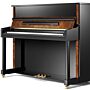 PE121 Pearl River Piano Acústico Vertical com Sistema Intelligent e Silent em Ebony polish with Camphor Burls | Teclacenter