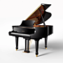 P9 Pearl River Cauda PRESTIGE SERIES Piano Acústico Preto Acetinado com Banqueta | Teclacenter