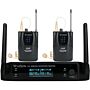 Sistema de Microfone Duplo Sem Fio Leson LS962 Preto