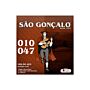 Jogo De Cordas Violão Aço Com Bolinha 010" 047" São Gonçalo 1