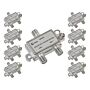 Divisor De Antena 1x2 5-2400mhz Satelite Storm 10 Unidades 1