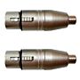 Adaptador Rca Fêmea P/xlr 3p Fêmea Niq. Wc 244 Ad 02 Unidades Wireconex 1