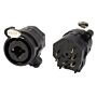 Conector Combo Cannon E J10 De Plástico Storm 10 Unidades 1