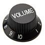 Knob Plástico Instrumentos Volume (3 Peças) Spirit PSV-V-BK 1