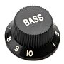 Knob Plástico Instrumentos (4 Unidades) Spirit PST-BASS-BK 1