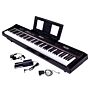 Piano Digital Bulara PB200 88 Teclas Hammer Action - Preto-Instrumento + Fone AKG