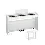 casio px-870 privia piano digital branco com banqueta