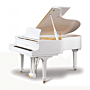 GD188A Pearl River Professional Grand Piano Acústico Profissional de Cauda com PianoDisc Prodigy em Branco Polido | Teclacenter