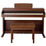 Piano Digital Bulara Hailun H201 com Banco - 88 Teclas Peso Escalonado  Walnut