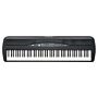Korg sp-280 bk piano digital Piano digital SP-280 BK (black/preto)Portátil com amplificação própria, ideal para estudantes e profissionais que procuram um excelente som de piano com a flexibilidade de um instrumento leve e portátil, 2 alto-falantes x 11 W