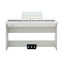P200 Pearl River Piano Digital Teclas Fatar-Instrumento + suporte W + pedal triplo-Branco