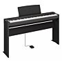 Yamaha P-225 Piano Digital-Preto-Instrumento + suporte L200