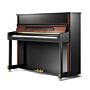 PE121 Pearl River Tradicional Series Piano Acústico Vertical com Sistema Intelligent e Silent Preto Polido e Mogno Texturizado| Teclacenter