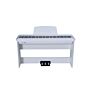 P60 Pearl River Piano Digital branco com estante W e pedal Triplo Bivolt