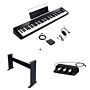 Piano Digital Casio Privia PX-S1100-Instrumento + suporte Opus + Pedal Triplo-Preto
