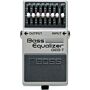 GEB-7 Bass Equalizer Equalizador de 7 Bandas para Contrabaixo A faixa de freqüências utilizadas no GEB-7 se estende de 50 Hz à 10 kHz, isso possibilita trabalhar com todo tipo de contra-baixos, até mesmo os de seis cordas. O ajuste preciso do timbre está 