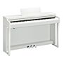 yamaha clavinova clp-625 wh piano digital - show room