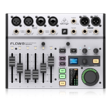 Mesa Som 8 Canais Bluetooth Interface 24bit Flow 8 Behringer 1