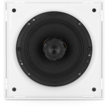 Arandela 6" Frahm 40w Quadrada Cx Branca