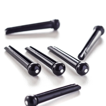 Pino Ponte Violão Preto Branco (6 Peças) Spirit BPN-BLK/W 1