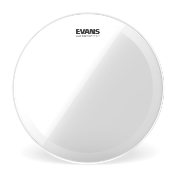 Pele Batedeira Para Bumbo 18' Evans EQ4 Transparente BD18GB4 1