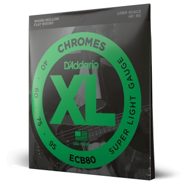 Encordoamento Baixo 4C 40-95 D Addario XL Chromes ECB80 1