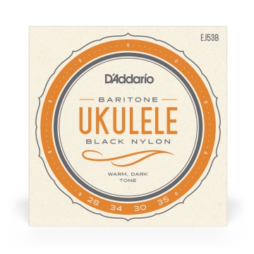 Encordoamento Ukulele Barítono D Addario Pro-Arté Black EJ53B 1