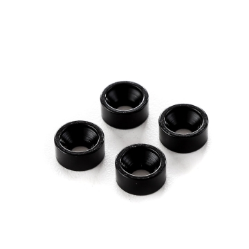 Bucha Trocolos Instrumentos Preta (4 Peças) Spirit JTG-BK 1