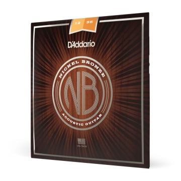 Encordoamento Violão Aço 12-56 D Addario Nickel Bronz NB1256 1