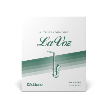 Palheta Sax Alto Med. (10 Unidades) D Addario La Voz RJC10MD 1