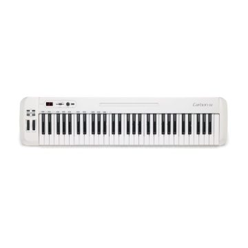 Controlador Midi USB 61 Teclas Branco Samson Carbon 61 1