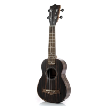 Ukulele Moani MAUNA Soprano 21'' Ebony C/ Bag UKEB-21EQ 1