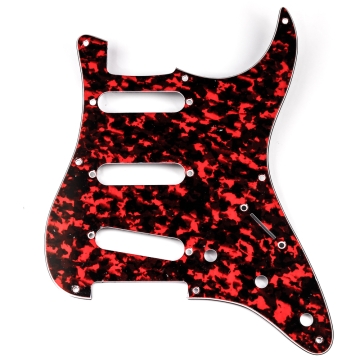 Escudo Guitarra Am Strat SSS PretoTortoise 3P Spirit 090-BT 1