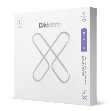 Encordoamento Violão Revestido (3 Un) D Addario XSABR1152-3P 1